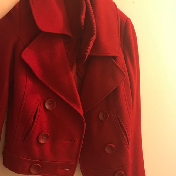 Red Peat Coat - Picture 2 of 2